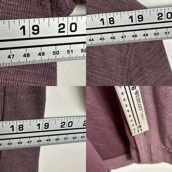 Free People‎ Beach Bi-Coastal Cardigan Sweater Purple Womens Size Small Bohemian - Picture 13 of 14